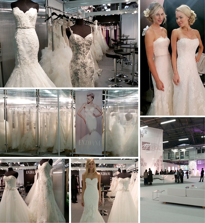 Enzoani NY booth at the Piers