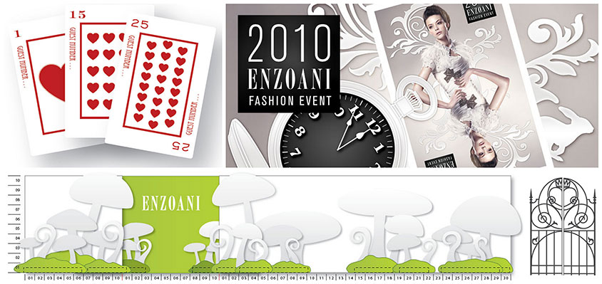 Enzoani Fashion event 2010 branding
