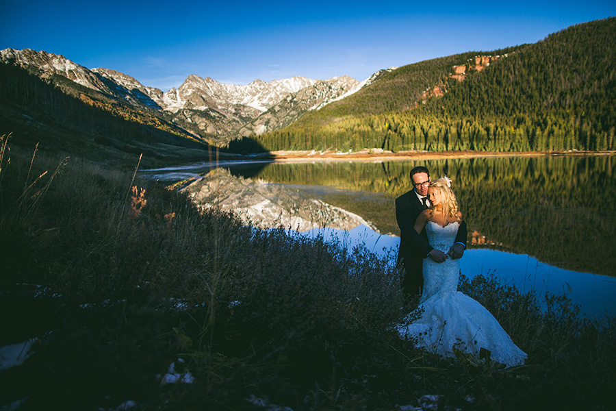 Enzoani Real Bride Brad + Erin Dakota Vail 