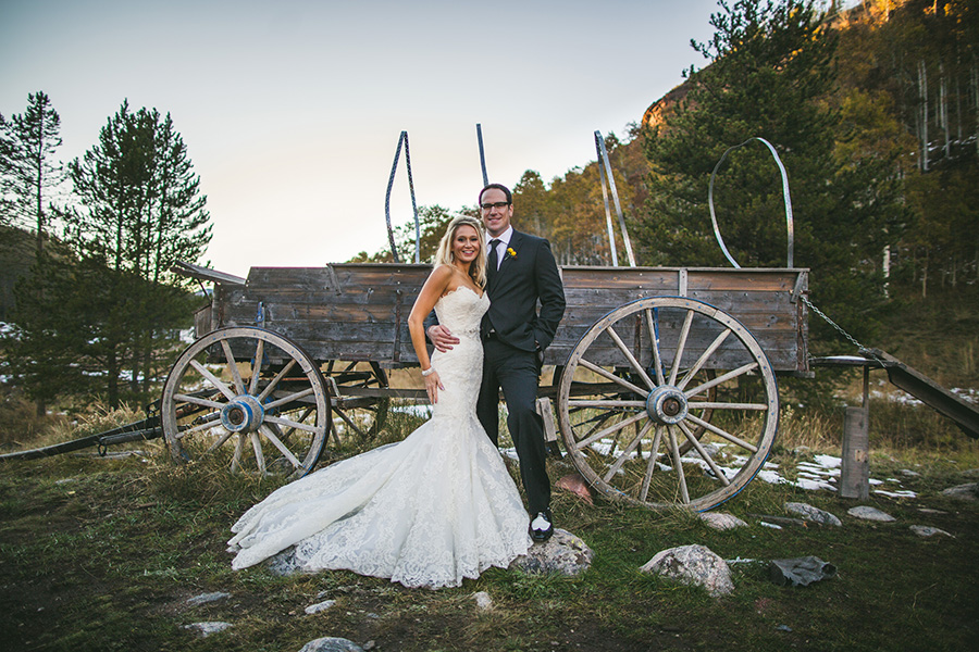 Enzoani Real Bride Brad + Erin Dakota Vail 
