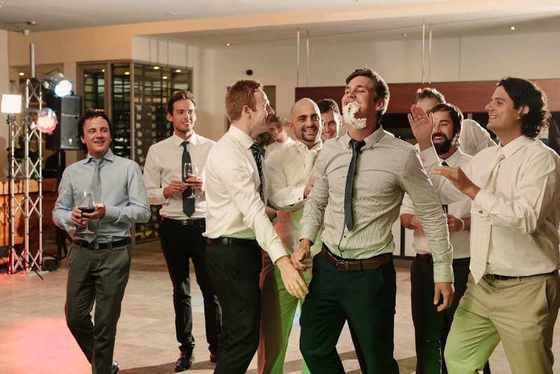 enzoani real bride garter toss tradition 