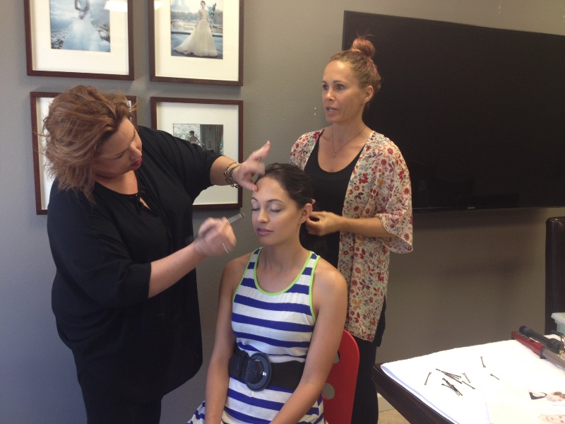 Enzoani Runway Hair and Makeup